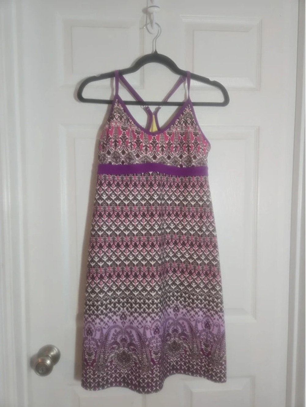Athleta purple design dress size medium